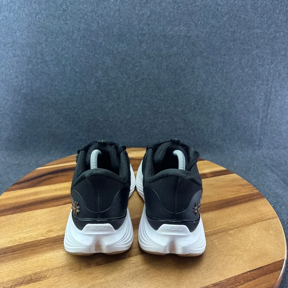 Kuru Atom 2 Womens Size 7 Black White Athletic Running Walking Shoes Sneakers